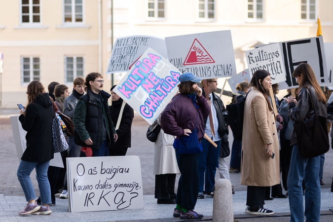 Kultūros bendruomenės protestas prieš kandidatą į kultūros ministrus