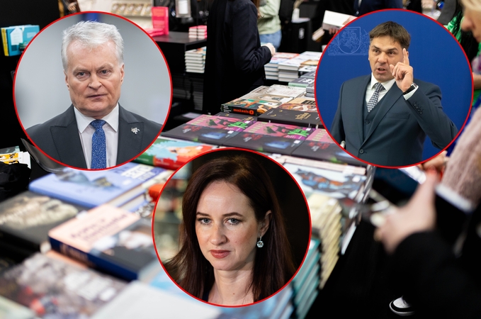 Iš kairės: Gitanas Nausėda, Inga Ruginienė, Ignotas Adomavičius 