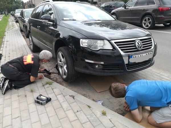Išsekusio gvūnėlio gelbėjimo operacija truko daugiau nei keturias valandas