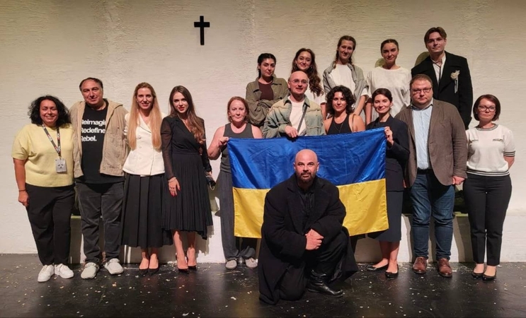 Ambasadoriai: spektaklio „Konotopo ragana“, padedančio skirtingų šalių žiūrovams susipažinti su Ukrainos teatru, kūrybinė grupė.