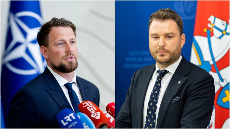 Robertas Puchovičius (kairėje) ir Kastytis Žuromskas