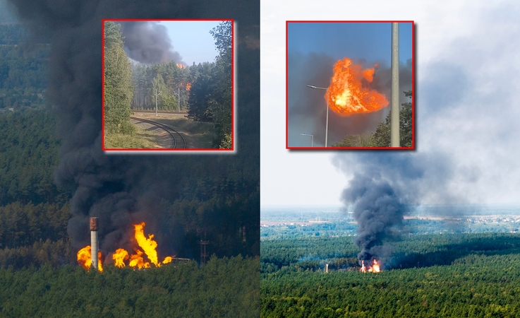 Dujų pilstymo stotyje Vilniuje nugriaudėjo sprogimas: nukentėjo žmogus