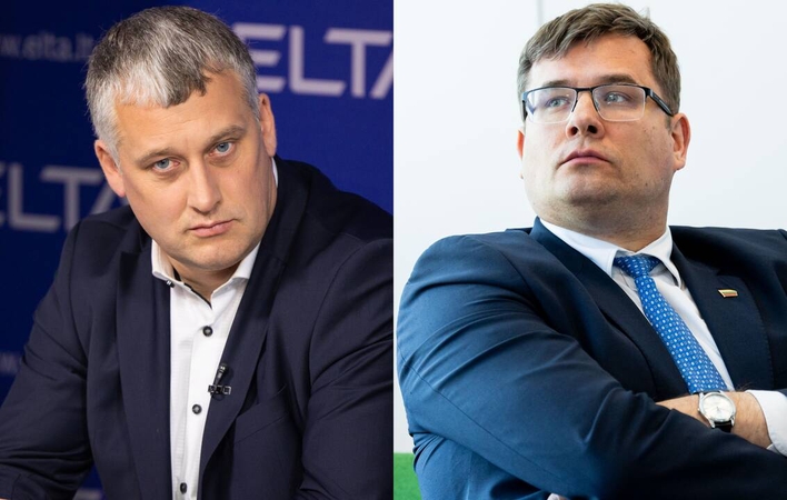 Valius Ąžuolas (kairėje) ir Laurynas Kasčiūnas