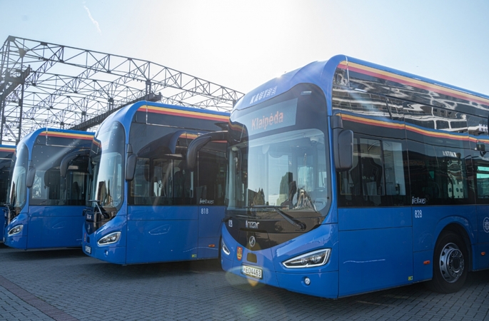 Galimybės: vienu įkrovimu šie žemagrindžiai autobusai nuvažiuoja iki 300 kilometrų.