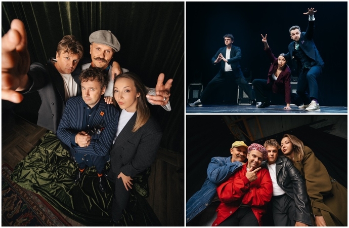 Prie improvizacijos teatro „Kitas kampas“ pasirodymo Kaune prisijungia ir netikėtas svečias
