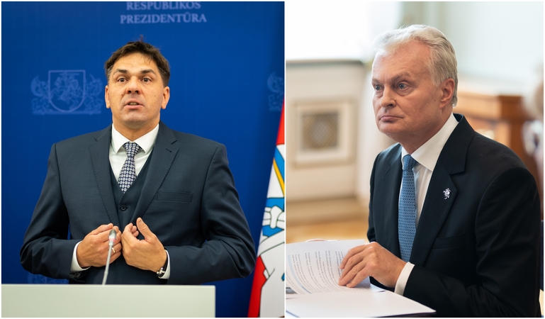 Ignotas Adomavičius (kairėje) ir Gitanas Nausėda