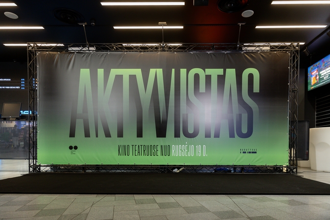 Romo Zabarausko kino filmo „Aktyvistas“ premjera Kaune