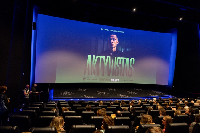 Romo Zabarausko kino filmo „Aktyvistas“ premjera Kaune