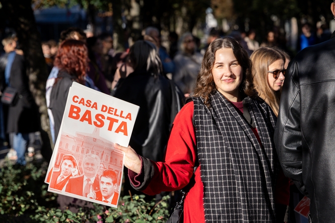 Protesto akcija Kaune prieš I. Adomavičiaus paskyrimą kultūros ministru