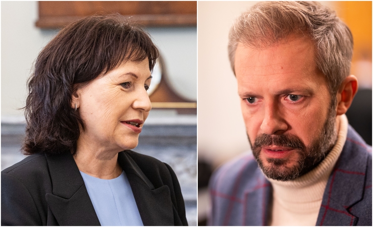 Jūratė Zailskienė ir Andrius Tapinas