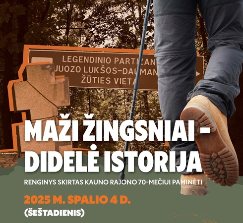 Maršrutas: žygio dalyviai įveiks maždaug 5 km maršrutą: Pažėrų parapijos namai–Juozo Lukšos-Daumanto žūties vieta–Pažėrų bendruomenės namai. 