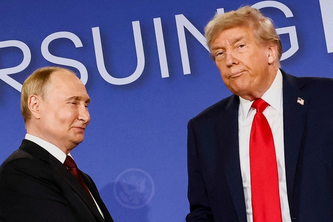 Vladimiras Putinas ir Donaldas Trumpas
