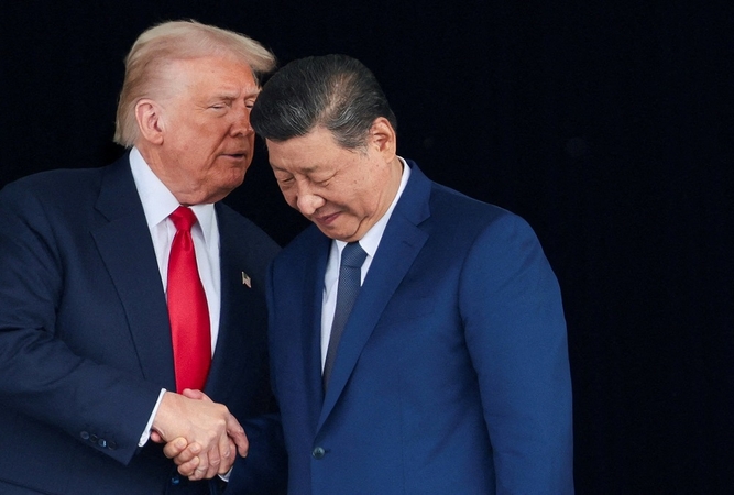 Donaldas Trumpas ir Xi Jinpingas
