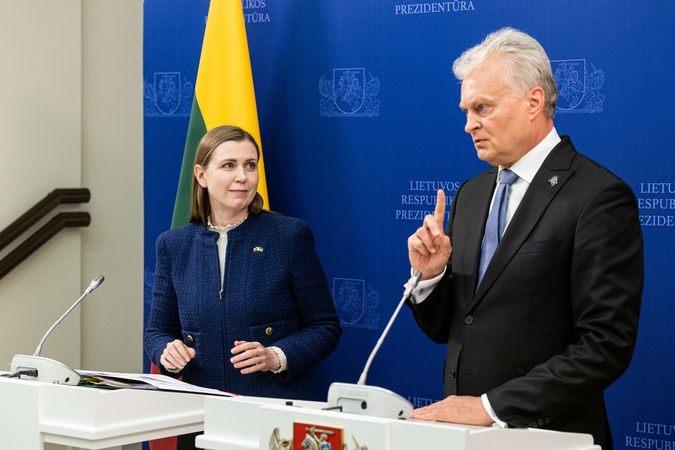 Dovilė Šakalienė ir Gitanas Nausėda