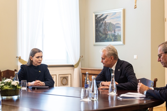 Dovilė Šakalienė ir Gitanas Nausėda