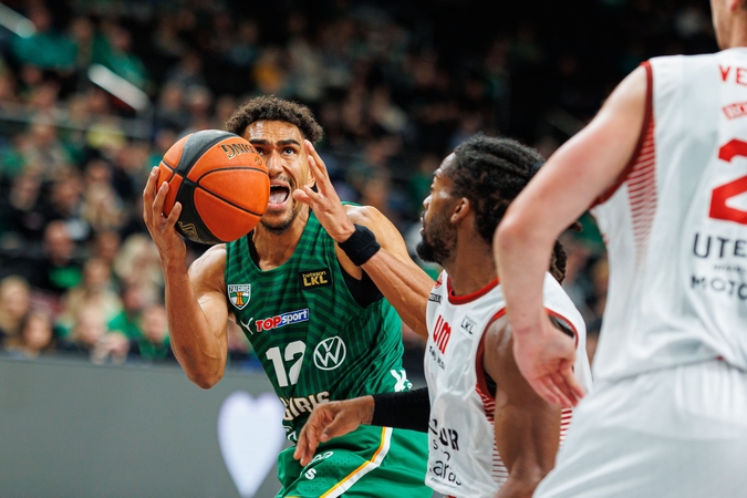 LKL rungtynėse Kaune susitiko Kauno „Žalgiris“ ir Utenos „Juventus“