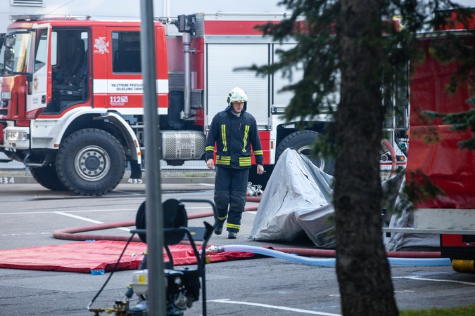 Civilinės saugos pratybos Kauno klinikose