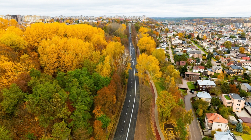 Pagaliau: atidaroma atnaujinta Linkuvos gatvės įkalnė