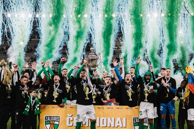 A lyga: „Kauno Žalgiris“ – Vilniaus „Žalgiris“ 1:2