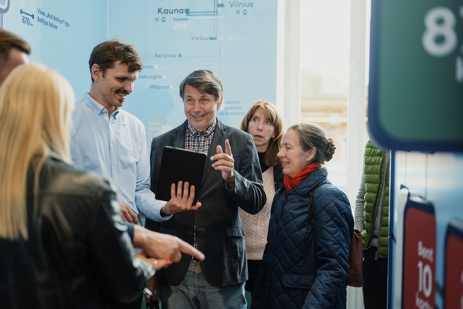 Kauno geležinkelio stotyje – atviras „Rail Baltica“ informacijos centras