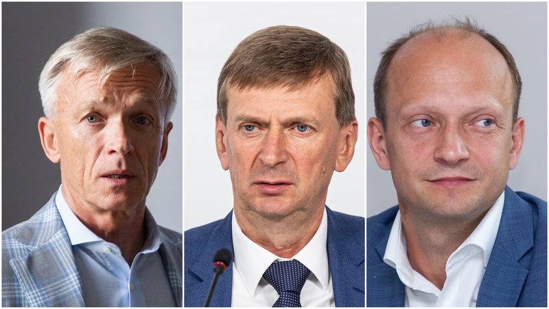 Arvydas Avulis (kairėje), Dainius Dundulis, Nerijus Mačiulis