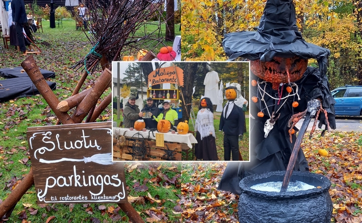 Talka: kaimynai ne pirmus metus rengia rudenines šventes, šį kartą vieša erdvė buvo ypatingai papuošta.