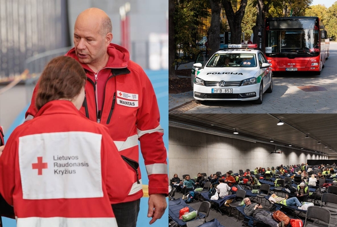Iš Vilniaus evakuotus žmones priėmė Kaunas: papasakojo, kaip viskas vyko