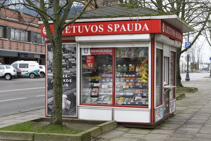 Likutis: dar ne taip seniai Klaipėdoje buvo kelios dešimtys veikiančių spaudos kioskų, dabar jų liko vos devyni.