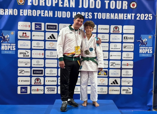 Sėkmė: L. Cibulsko treniruojamas D. Vališkis – EJU „Vilčių taurės“ varžybų čempionas.