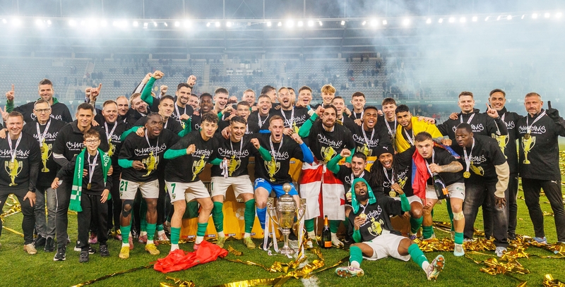 Triumfas: Lietuvos futbolo čempionų taurė – jau pas Kauno žalgiriečius.