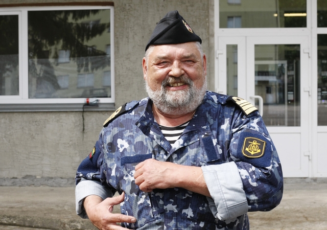 Gyvenimas: klaipėdietis R. Praleika džiaugiasi, kad likimas lėmė jam dirbti įdomų darbą Lietuvos labui.