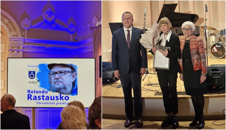 Pirmoji Rolando Rastausko literatūrinė premija – palangiškei