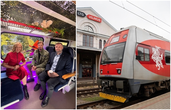 Moderatorė Živilė Kropaitė su pašnekovais.