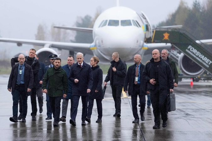 Zelenskis atvyko į Oslą
