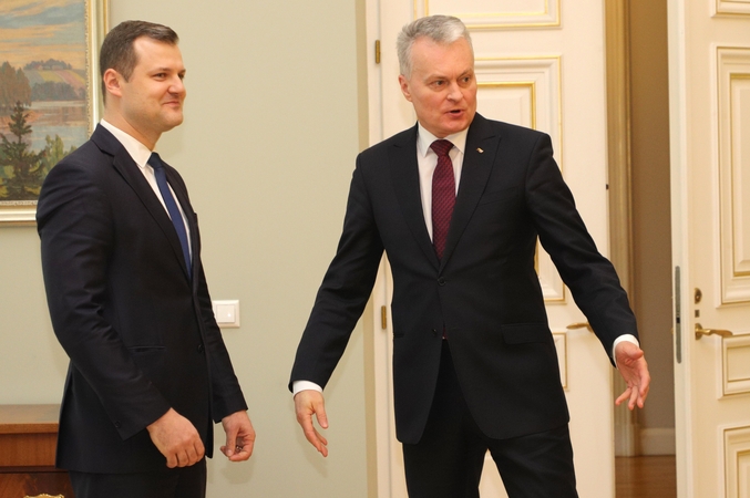 Gintautas Paluckas ir Gitanas Nausėda