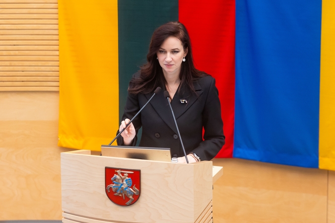Premjerė: apmaudu, kad kultūros bendruomenės protestai tęsis