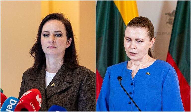 Inga Ruginienė (kairėje) ir Dovilė Šakalienė