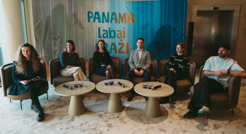 „Panama labai graži“ spaudos konferencija.