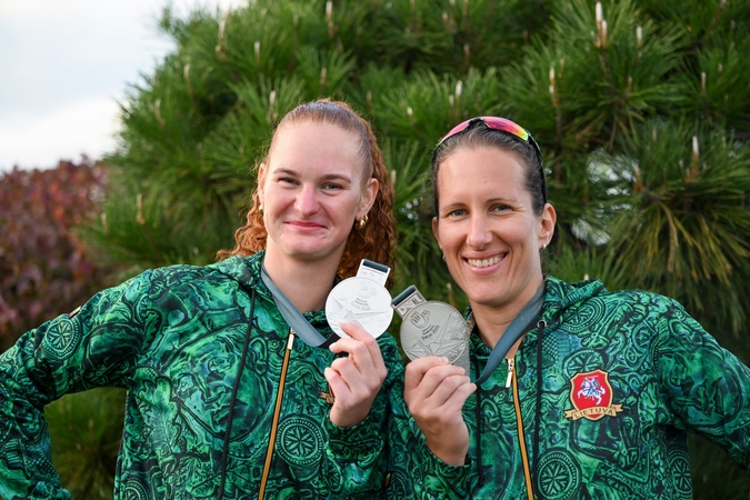 Birutė Aleknavičiūtė (dešinėje) ir Dorotėja Keraitė (kairėje)