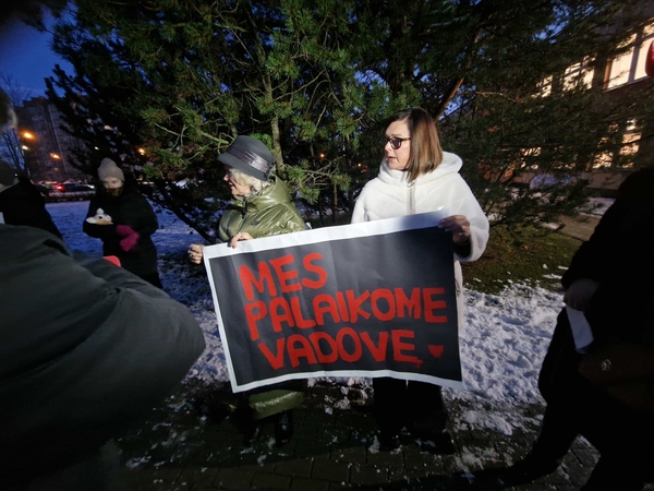 Piketas prie Klaipėdos darželio-lopšelio „Ąžuoliukas“