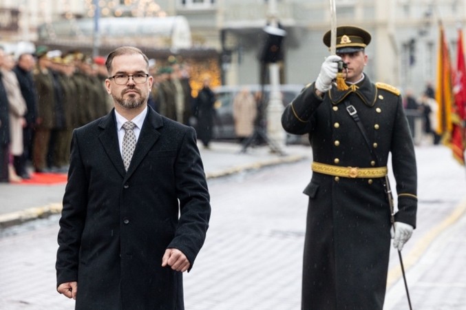 Naujasis krašto apsaugos ministras Robertas Kaunas.