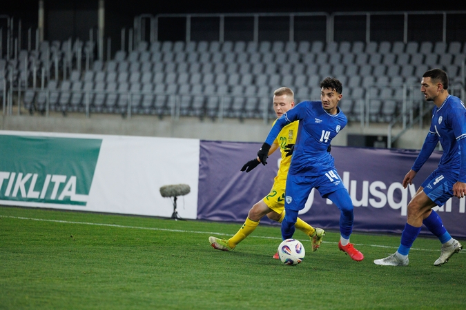 Kontrolinės futbolo rungtynės: Lietuva – Izraelis 0:0