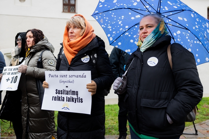 Mitingas prie Švietimo, mokslo ir sporto ministerijos