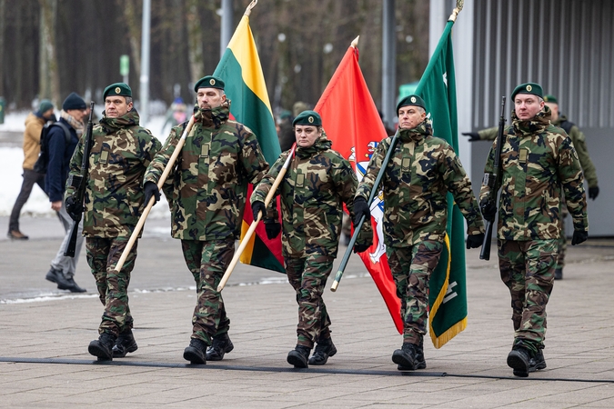 Kandidatų į šaulius priesaikos ceremonija
