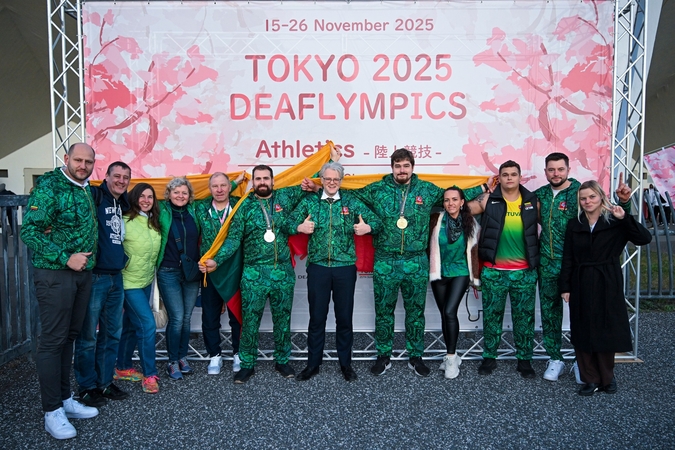 Kurčiųjų deflimpinėse žaidynėse – įspūdinga diena Lietuvai!