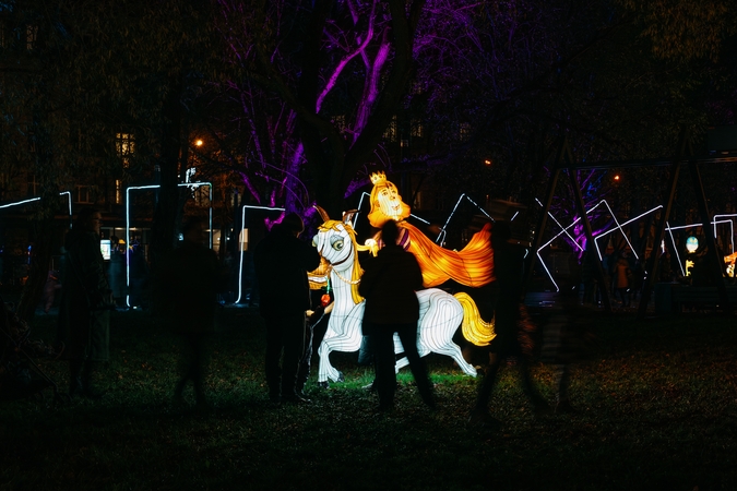 Į Kakės Makės šviesų parką traukė tūkstančiai klaipėdiečių