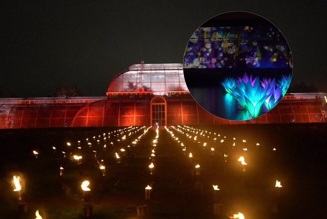 Karališkieji sodai suspindo Kalėdomis