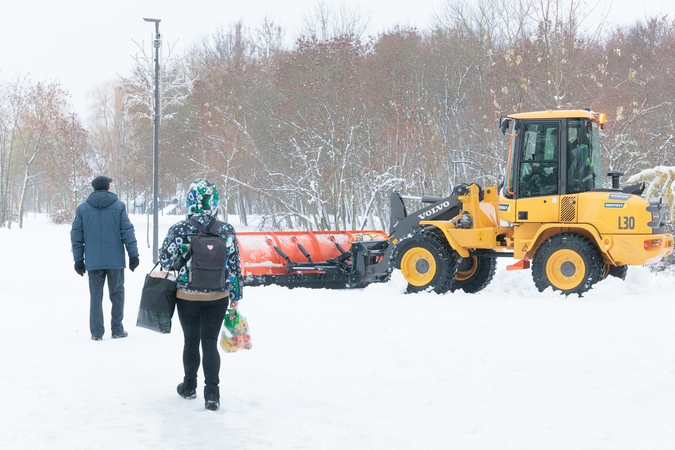 Sniegu nuklotas Kaunas