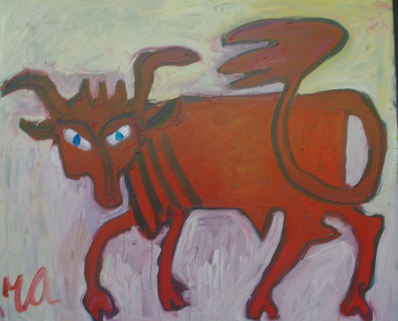 Romanas Averincevas. Jautis (Šiaulių herbo apačia).