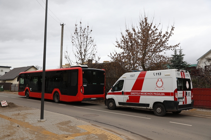Iš autobuso – į ligoninę